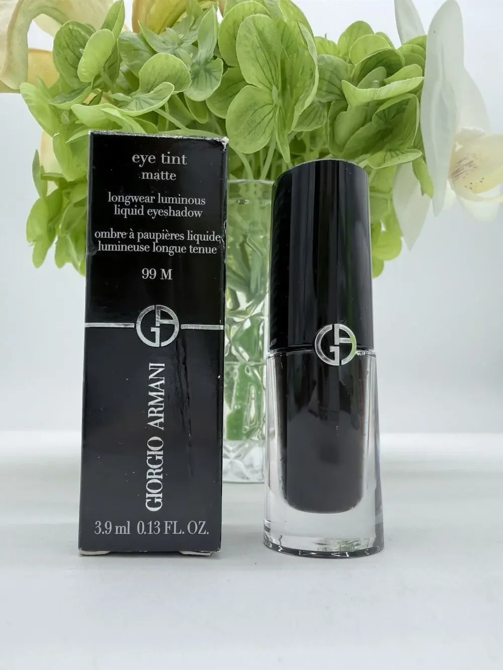 Giorgio Armani Eye Tint Matte Longwear Luminous Liquid Eyeshadow 99 M EBONY